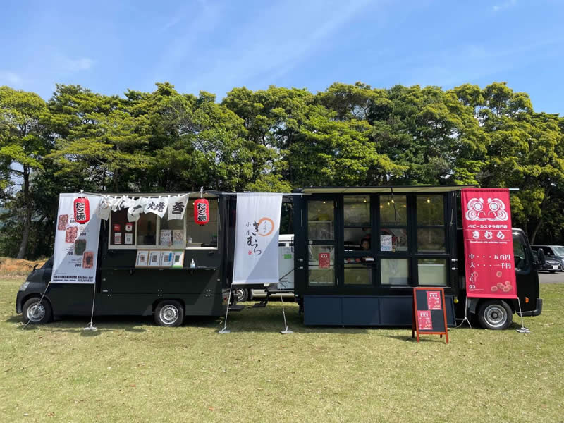 ベビーカステラ お洒落なキッチンカー